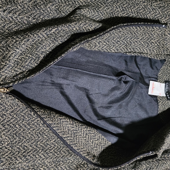 Lana Lee Canada Vintage Womens Black/Light Tan Herringbone Pattern Jacket Sz XL - Picture 4 of 6